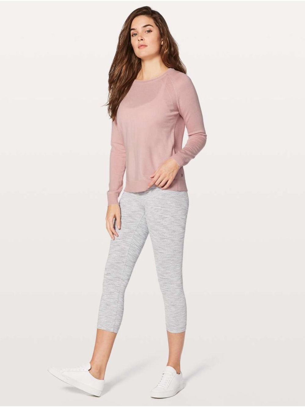 Lululemon Tied To You Sweater -
Misty Pink